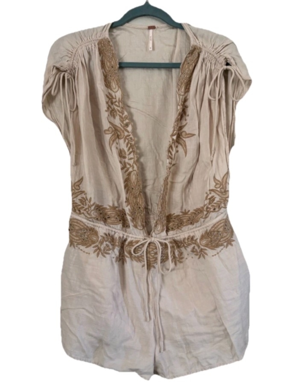 Free People Weila Embroidered Romper - Picture 6 of 6